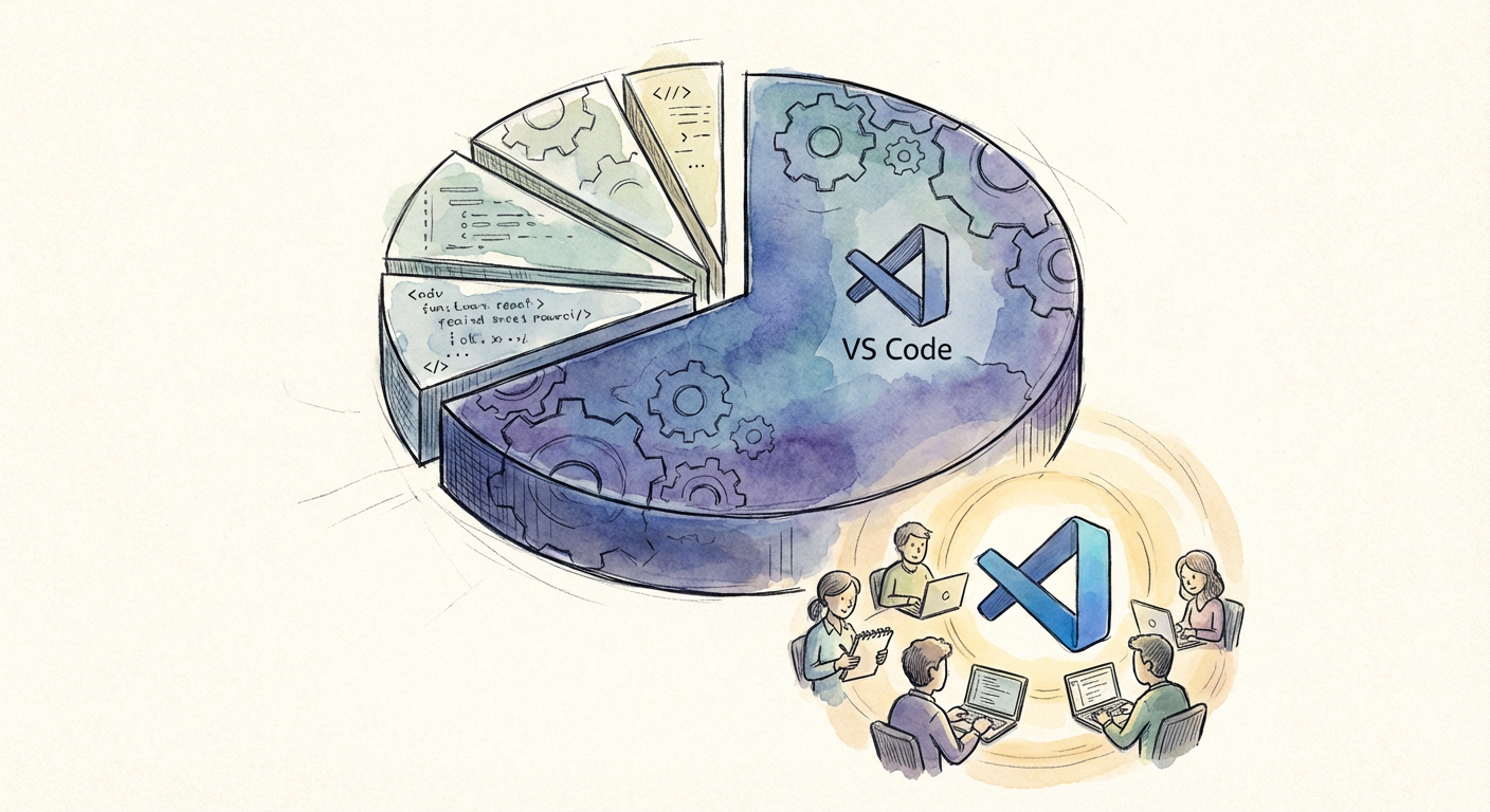 Illustration for The IDE Landscape in 2026: Why Your Choice of Development Environment Could Make or Break Your Career